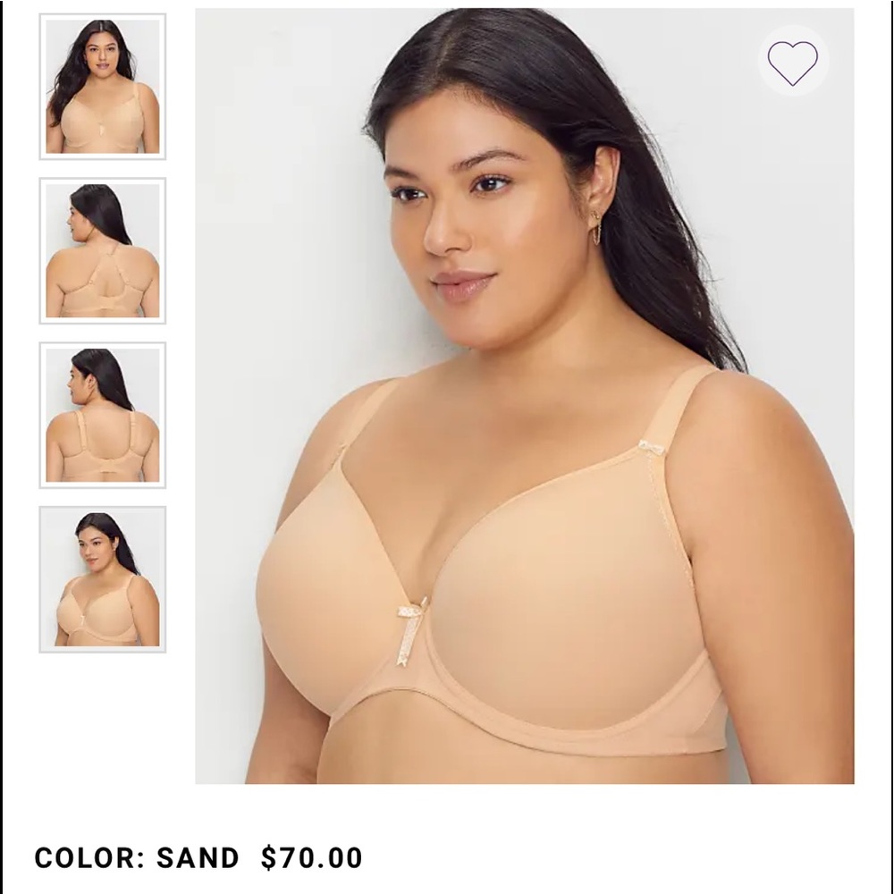 ***Brand New Elomi Bijou Plunge T-shirt bra sand
